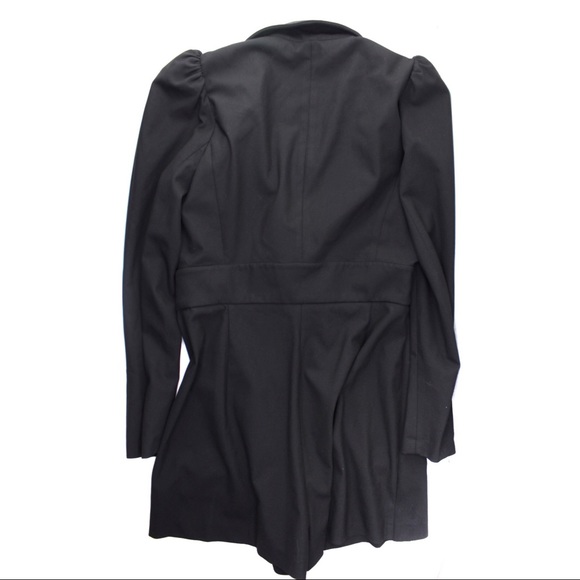 Zara NWT Black & Gold Buttoned Blazer Jumpsuit M - Picture 11 of 14